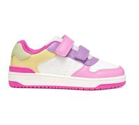 Geox Junior Girl J Washiba Girl B Zapatillas Deportivas DK Rosa y Multicolor, Talla 32_EU