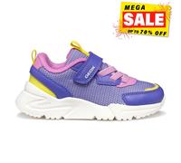 Geox J Loftus Girl A, Zapatillas, Violet/Fluo Fuchsia, 32 EU