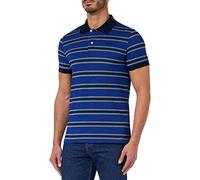 Geox M Camiseta Tipo Polo, Lh BLU/Dkblu/Lartrip, XXXL para Hombre