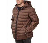 Geox M DENNIE HOOD JKT (M Hombre Chaquetas, Marrón (Slate Brown/Blue Ink), 54