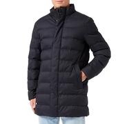 Geox M LEVICO Chaqueta, Asphalt/Black, 50 de los Hombres