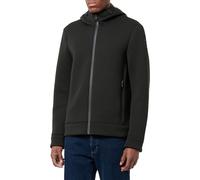 Geox M Sudadera con Capucha + Cremallera, Negro, L para Hombre