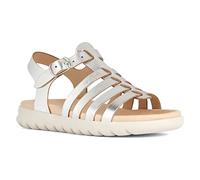 Geox Mädchen J Soleima Gir Sandalia, Silver, 36 EU