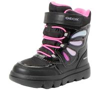Geox Mädchen J Willaboom - Botines para niña B A, Negro multicolor, 1.5 UK