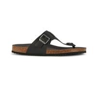 Geox Men's U Sandal Ghita D Flip Flop, Black, 45 EU