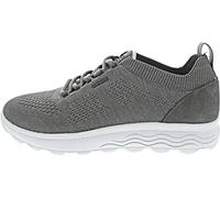 Geox Men's U Spherica E Sneakers, Gris Oscuro, 6 UK Narrow