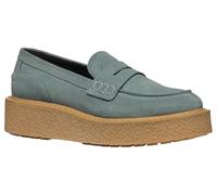 Geox Mocasines D Elidea para Mujer, Salvia, 42 EU