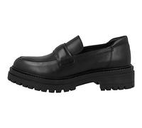 Geox Mocasines D Iridea para Mujer, Black, 36 EU