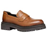 Geox Mocasines D Iridea para Mujer, coñac, 39 EU