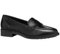 Geox Mocasines D Jaylon 2 B para Mujer, Black, 38 EU