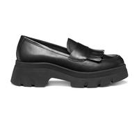 Geox Mocasines D PLUETTE para Mujer, Color Negro, 37,5 EU, Negro, 37.5 EU