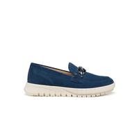 Mocasines de piel Flextride Mujer Talla 38. Color Azul