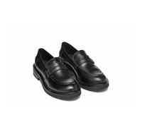 GEOX Mocasines de piel Serilda. Color Negro