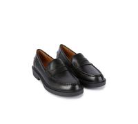 GEOX Mocasines de piel Spherica EC1. Color Negro