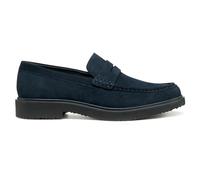 Geox Mocasines para Hombre U Massimiano, Azul, 44 EU, Azul, 44 EU