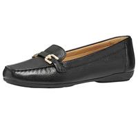 Geox Mujer D ANNYTAH Moc B Moccasin, Black, 37 EU