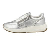 Geox Mujer D Cristael E Zapatillas, Plata, 37 EU