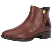 Geox Mujer D Felicity Ankle Barco, marrón, 36 EU