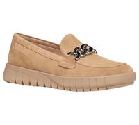 Geox Mujer D FLEXTRIDE A Moccasin, Beige, 37 EU