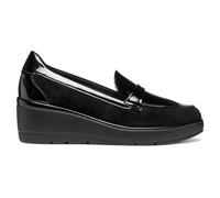 Geox Mujer D ILDE Mocasin, Black, 40 EU, Negro, 40 EU