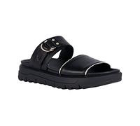 Geox Mujer D XAND 2.1S Sandal Black, 36 EU, Negro, 36 EU
