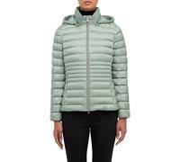 Geox Plumífero corto de mujer con capucha. Verde 40