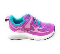 Geox Pro-Ran J65PAC - Zapatillas deportivas para niña, color morado y lila, rasgado, dinámicas, ergonómicas, amortiguadas, Morado Lila, 27 EU