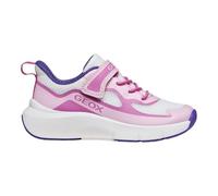 Geox Pro-Ran J65PAC - Zapatillas deportivas para niña, color rosa blanco, rasgón, dinámicas, ergonómicas, amortiguadas, rosa y blanco., 33 EU