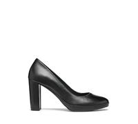 Geox Pumps Walk Pleasure 85 Cuero Liso Negro Mujer, Negro , 35 EU