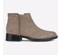 Geox Resia Botas De Tacón Casuales Para Mujer Impermeables Beige