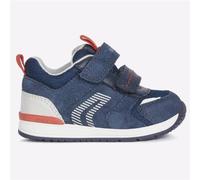 Geox Rishon IMPERMEABLE Para Bebés Niños Con Cierre De Toque Zapatillas Marinas