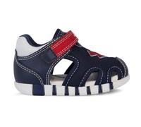 Geox Sandalia B Iupidoo para niño, azul marino rojo, 21 EU