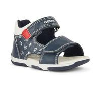 Geox Sandalia B Tapuz B para niño, azul marino rojo, 21 EU