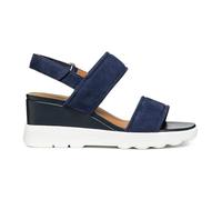 Geox Sandalia D Spherica Ec6 aWedge para mujer, Navy, 36 EU