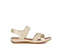 Geox Sandalia D Vega B Sports para mujer, Gris pardo claro, 36 EU