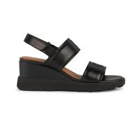 Geox Sandalia de cuña para niña D Spherica Ec6 A, Negro, 36 EU