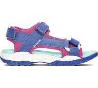 Geox Sandalia J Borealis Girl A para mujer, Dk Royal Cyclamen, 38 EU