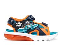 Geox Sandalia J Ciberdron B para niño, Naranja petróleo, 1.5 UK