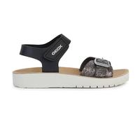Geox Sandalia J Costarei Gi para niña, Negro, 24 EU