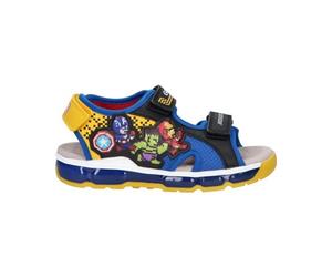 Geox Sandalia niño J Android niño, Black Royal., 25 EU