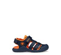 Geox J S. FUSBETTO PRO BO Sandal, azul marino/naranja, 28 EU