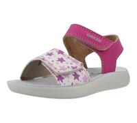 Geox Sandalia para bebé niña B LIGHTFLOPPY, fucsia/blanca, talla 21 EU