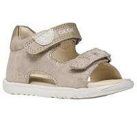 Geox Sandalia para bebé niña B Macchia Gir, beige/platino, talla 23 EU