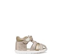 Geox Sandalia para bebé niña B Macchia Gir, beige/platino, talla 24 EU