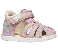 Geox Sandalia para bebé niña B Macchia Gir, LT Rose/Multicolor, talla 24 EU