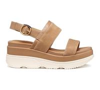 Geox Sandalia para mujer D Gardenia A cuña, beige, 38 EU