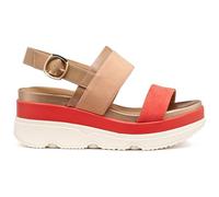 Geox Sandalia para mujer D Gardenia A Cuña Melocotón/Marrón claro Talla 39 EU