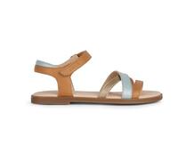 Geox Sandalia para niña J Karly Girl, Galletas Sage, 28 EU