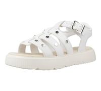 Geox Sandalia para niña J Kodette Gir, Blanco, 33 EU