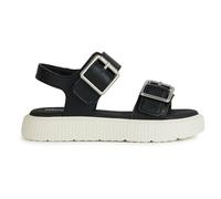 Geox Sandalia para niña J Kodette Gir, Negro, 31 EU